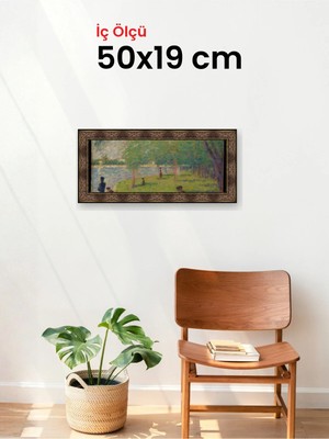 Hars Heritage Eskitme Kahverengi Çerçeve 50 x 19 cm Camlı