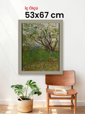Hars Gallery Klasik Gümüş Çerçeve 53 x 67 cm Camlı