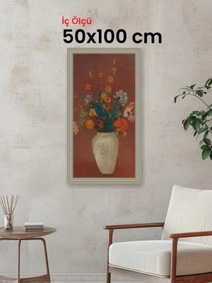 Hars Gallery Klasik Gümüş Çerçeve 50 x 100 cm Şeffaf Korumalı Pvc