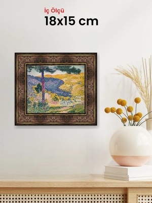 Hars Heritage Eskitme Kahverengi Çerçeve 18 x 15 cm Camlı