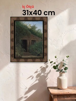 Hars Heritage Eskitme Kahverengi Çerçeve 31 x 40 cm Camlı