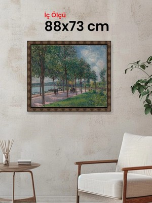 Hars Heritage Eskitme Kahverengi Çerçeve 88 x 73 cm Camlı