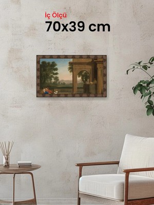 Hars Heritage Eskitme Kahverengi Çerçeve 70 x 39 cm Camlı