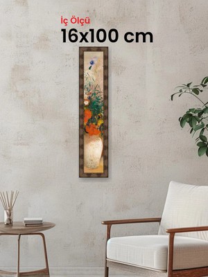 Hars Heritage Eskitme Kahverengi Çerçeve 16 x 100 cm Şeffaf Korumalı Pvc