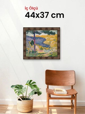 Hars Heritage Eskitme Kahverengi Çerçeve 44 x 37 cm Camlı