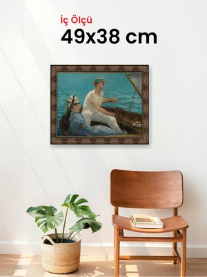 Hars Heritage Eskitme Kahverengi Çerçeve 49 x 38 cm Camlı