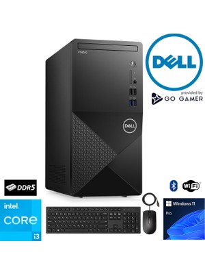 Dell Vostro D14 / Intel Core I3 12100 / 64GB Ddr5 Ram / 4tb Nvme SSD / Wifi - Bt / Windows 11 Pro Dell Masaüstü Bilgisayar