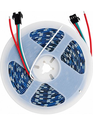 Ledarmy 12V Piksel Rgb Şerit LED 5 Metre Running Rgb Hareketli Efektli IP20