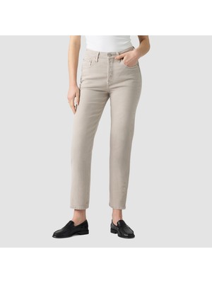 Levi's 501 Crop Pebbled Path Stf Kadın Gri Jean Kot Pantolon A7739-0041