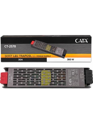 Cata CT-2578V 12V 360W 30A Şerit LED Trafosu LED Power Supply