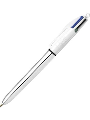 Bic 4 Color Shine 4 Renk Tükenmez Kalem Gümüş