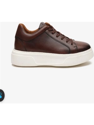 64822 Greyder Hakiki Deri Günlük Rahat Sneaker Erkek Ayakkabı