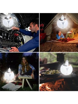 Polizei P-038 Solar Güneş Enerji ve USB Sarjli 5 Kanatlı