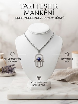 Flexis Takı Teşhir Mankeni - Profesyonel Kolye Sunum Büstü