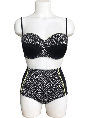Esranın Dünyası Sunset Straplez Kaplı Bikini