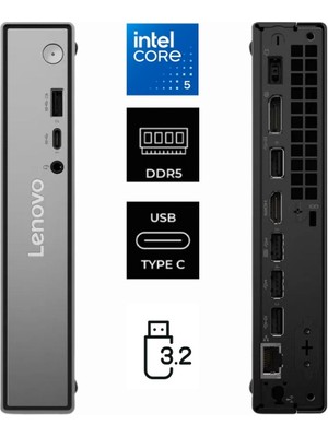 Lenovo Thinkcentre Neo 50Q Gen 5 Core 5 210H 13B9001MTR-K029 32GB 512GB Intel Graphics W11PRO Mini Pc