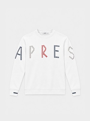 Erkek Ekru Pamuk Dokulu Regular Fit Sweatshirt