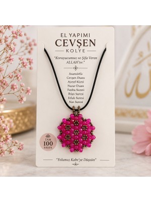 Cevşen Hanem El Yapımı Cevşen Kolye