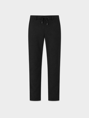 Xint Erkek Siyah Esnek Dokulu Regular Fit Jogger Pantolon