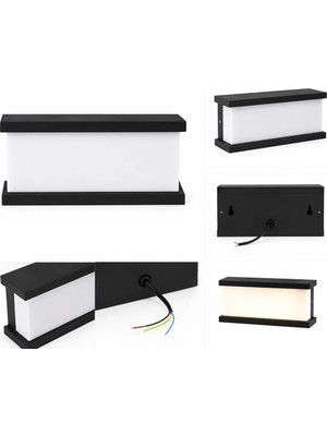 Verona 30W LED Aplik Duvar Armatürü Sensörsüz Günışığı Işık Ledli