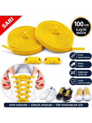 Airyfoot Takbırak Lastikli Ayakkabı Bağcığı, Bağlanmayan Akıllı Bağcık