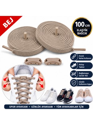 Airyfoot Takbırak Lastikli Ayakkabı Bağcığı, Bağlanmayan Akıllı Bağcık