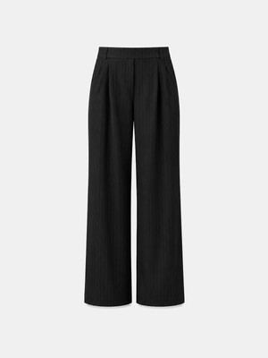 Xint Kadın Siyah Esnek Dokulu Oversize Pantolon