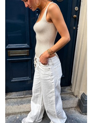 Makent Moda Kaşkorse Cotcollect Bodysuit