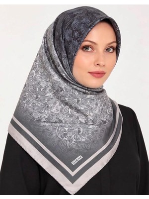 Miray Nevada Büyük Boy Organik Pamuk Eşarp - 120 x 120 - 6731-13