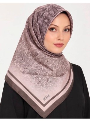 Miray Nevada Büyük Boy Organik Pamuk Eşarp - 120 x 120 - 6731-11