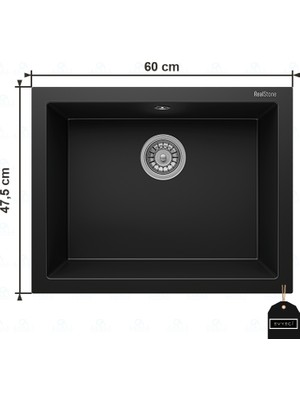 Real Stone Granit Eviye K012_B