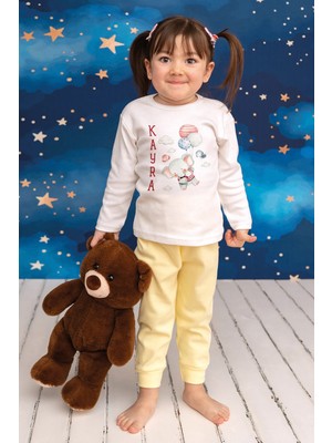 Pia Baby Isimli Erkek Çocuk Pijama Takımı %100 Pamuk Penye Isme Özel Baskılı Kişiselleştirilebilir Pijama Seti