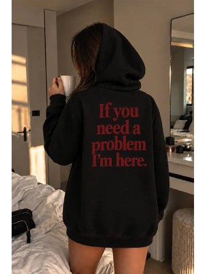 Genosha Problem Oversize Hoodie Kapüşonlu Sweatshirt