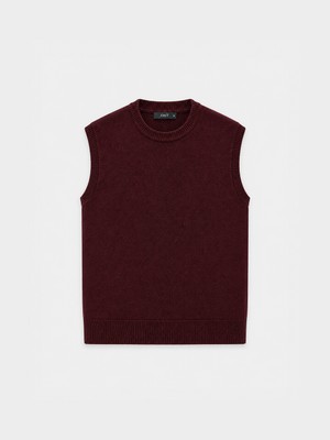 Xint Erkek Bordo Yumuşak Dokulu Regular Fit Süveter