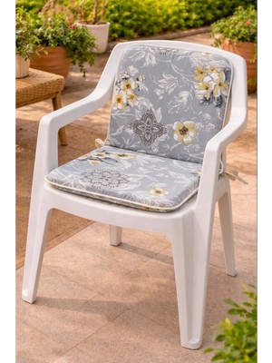 Maison Luré Sandalye Minderi Yıkanabilir Kumaş 6 Adet