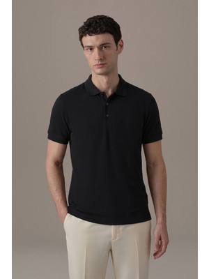 Hemington Polo Yaka Siyah T-Shirt