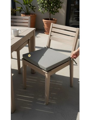 Maison Luré Sandalye Minderi Su Geçirmez Rattan Minderi 2 Adet