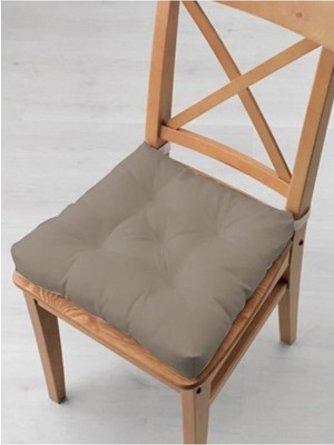 Maison Luré Sandalye Minderi 4'lü Kare 40 x 40 cm Siyah