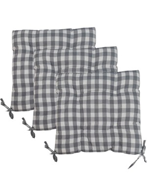 Maison Luré Sandalye Minderi Pötikare Slikon Elyaf Dolgulu Yıkanabilir 40 x 40 cm
