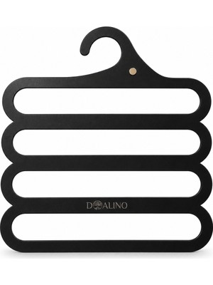 Doalino Ahşap Eşarp ve Şal Askısı 4 Katlı Mıknatıslı Dolap Içi Düzenleyici