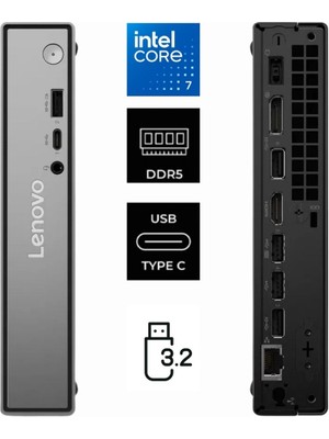 Lenovo Thinkcentre Neo 50Q Gen 5 Core 7 240H 13B9001PTR-KA026 64GB 1tb Intel Graphics W11PRO Mini Pc