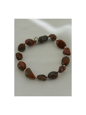 Jasper Taşlı Ikili Bileklik- Çok Renkli - Stoneage