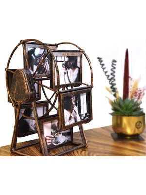 Keyfim Shop Kişiye Özel Dönme Dolap Fotoğraf Çerçevesi 33*22 cm
