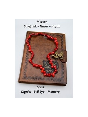 Mercan Kolye - Kırmızı - Stoneage