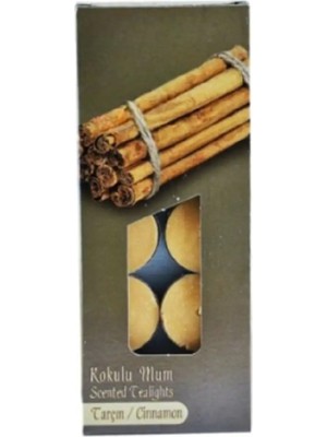 Gurmender Tealight Mum Tarçın Kokulu 13 gr - 10'lu