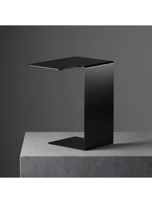 Modilab Modern Metal Yan Sehpa/minimal C Sehpa/ Salon, Koltuk Yanı Sehpası