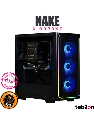 Tebilon NAKE X I AMD RYZEN 7600 I GIGABYTE Radeon RX 9070 XT GAMING OC 16GB I B840M D2H I 16GB DDR5 I 1TB SSD I OEM PAKET