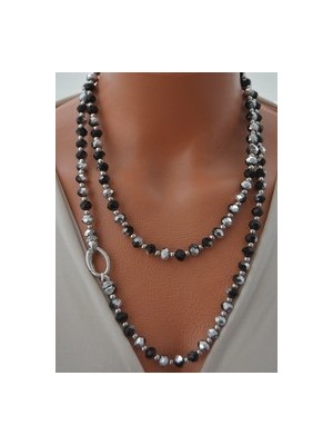 Stoneage Kristal Taşlı Kolye - Çok Renkli -