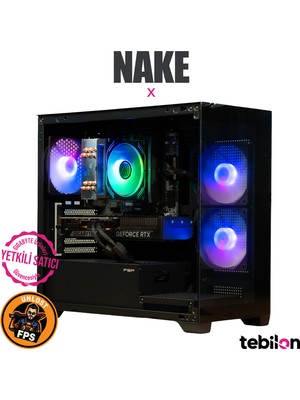 Tebilon NAKE X I AMD RYZEN 7600 I GIGABYTE RTX 5070 WINDFORCE 12GB I GIGABYTE B650M I 16GB I 1TB SSD I OEM PAKET