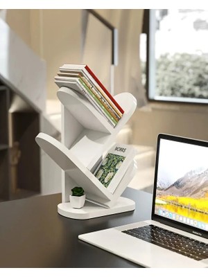Treeandtech Masa Üstü Kitaplık